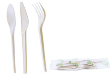 750-Piece Compostable Cutlery Set with Napkins for Events