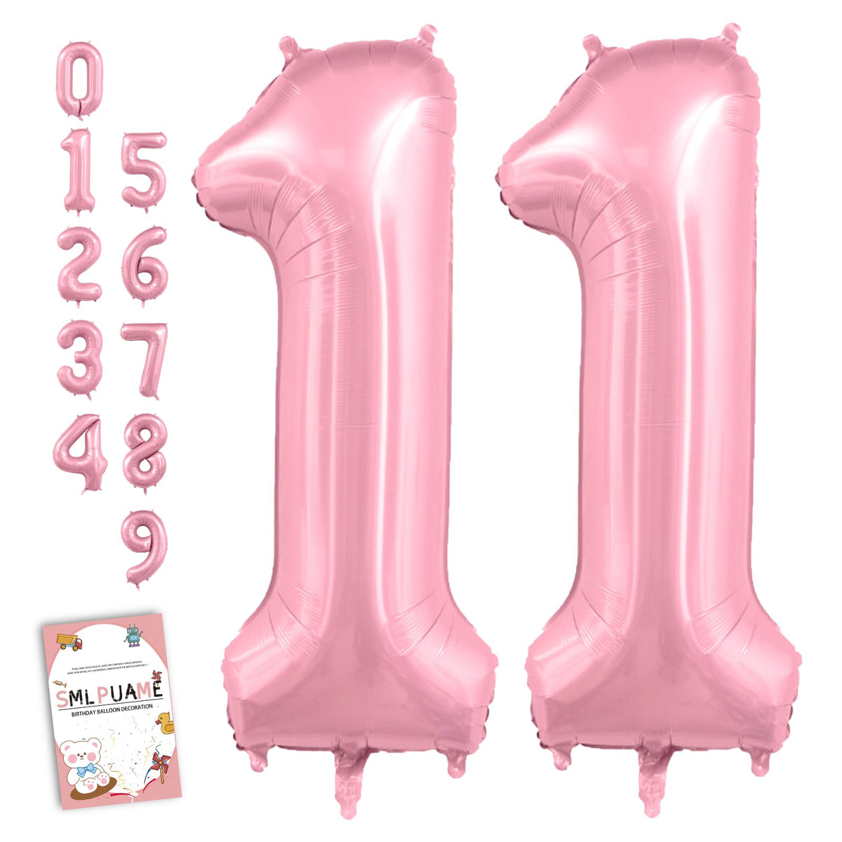 40-Inch Jumbo Foil Number Balloon for Birthday Parties