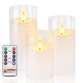 Homemory Acrylic Flameless Candle Set for Party Decor