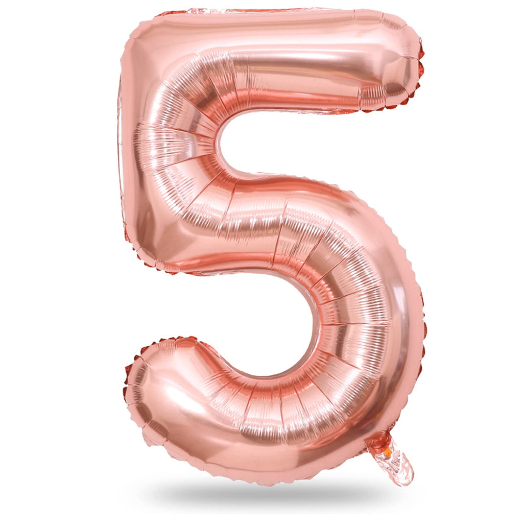 40-Inch Jumbo Foil Number Balloon for Birthday & Events