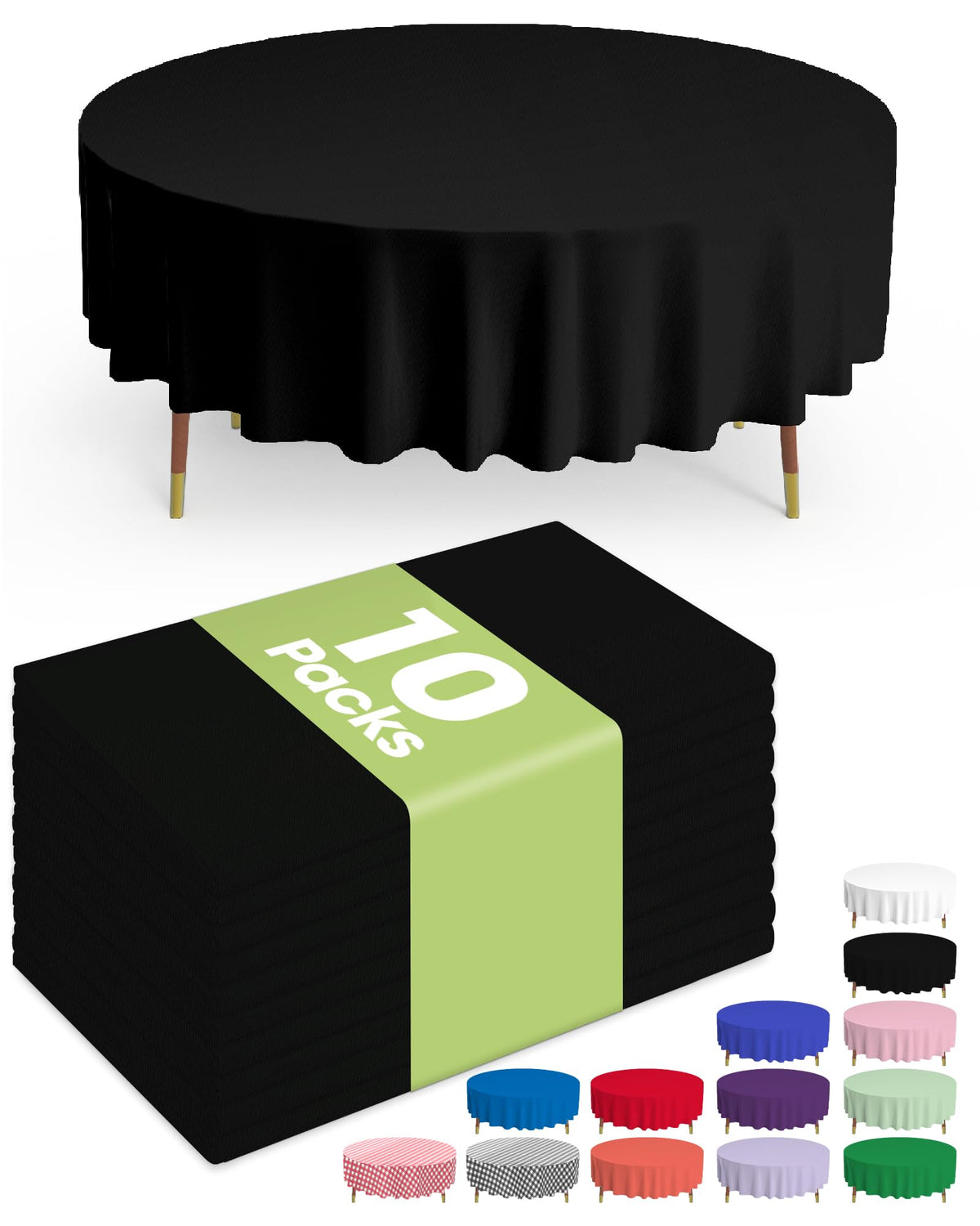 Disposable Plastic Tablecloth for Parties & Events