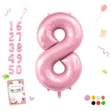 40-Inch Jumbo Foil Number Balloon for Birthday Parties