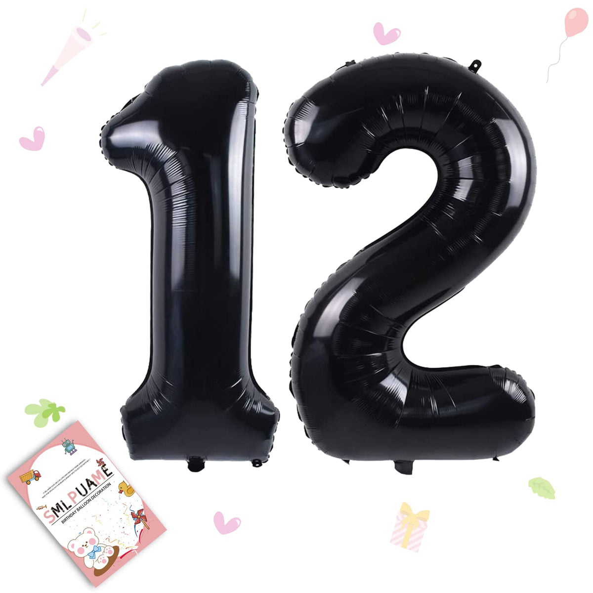 40-Inch Jumbo Foil Number Balloon for Birthday Parties