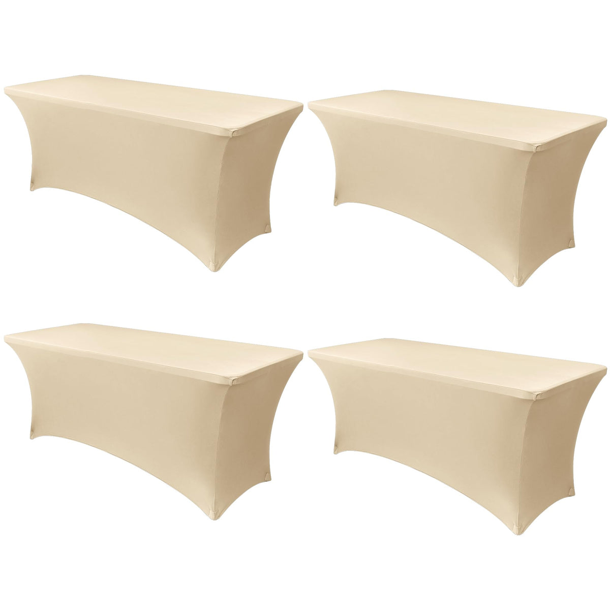 Stretch Spandex Fitted Table Cover for Weddings & Parties