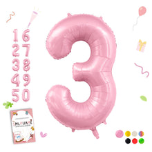 40-Inch Jumbo Foil Number Balloon for Birthday Parties