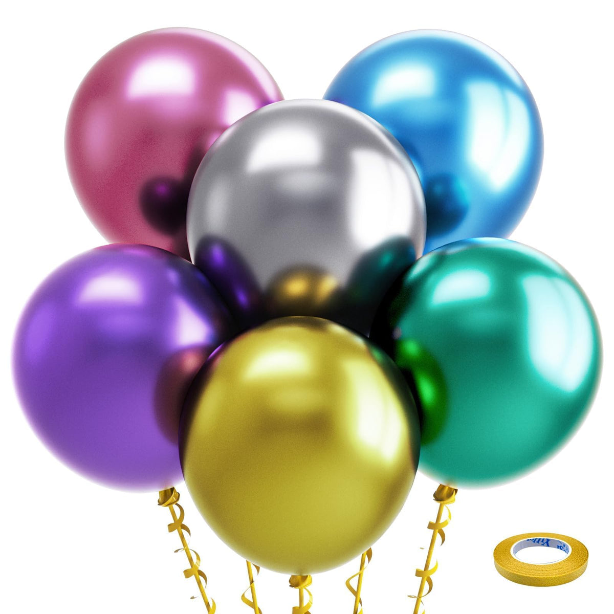 Assorted Latex Balloons for Parties & Event Decorations