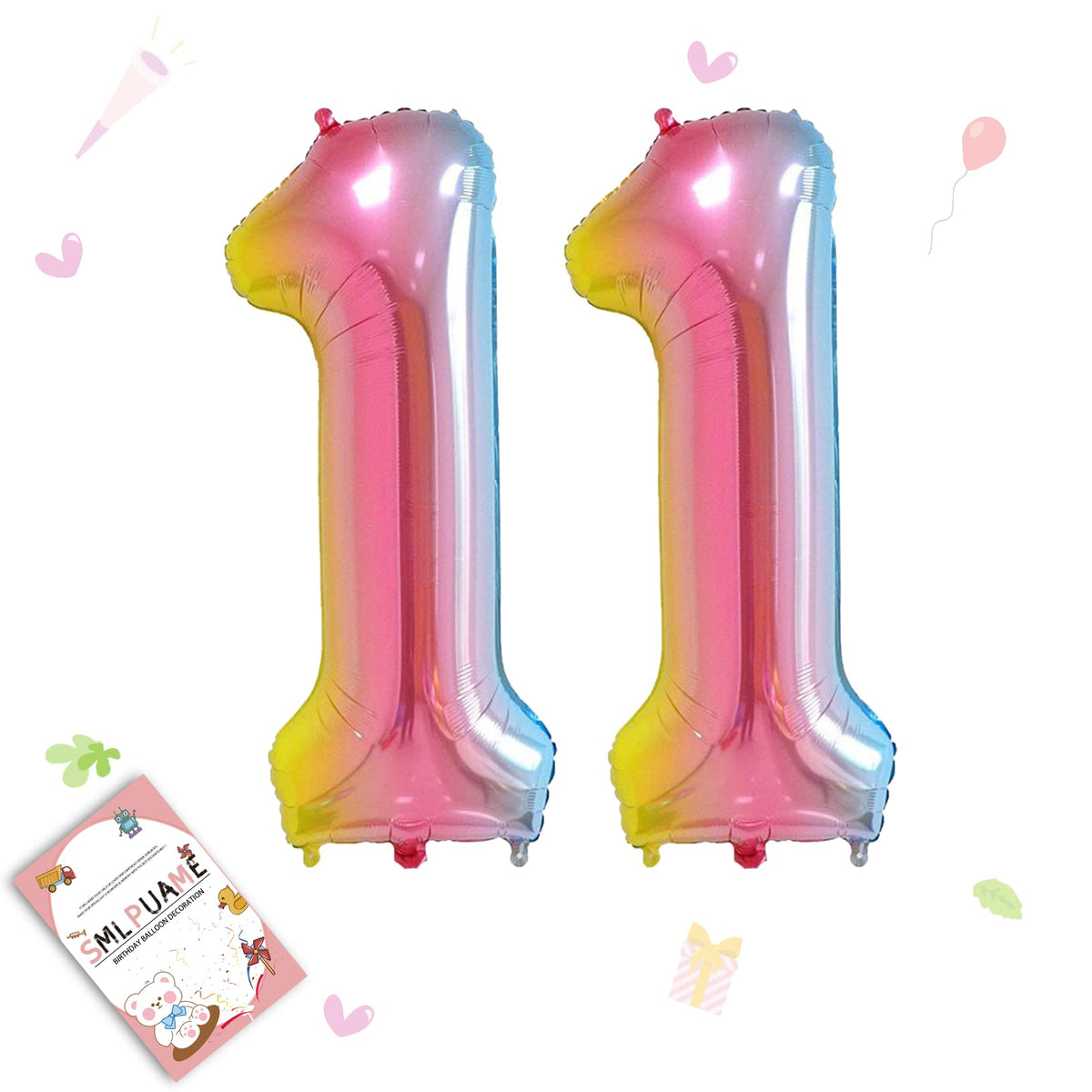 40-Inch Jumbo Foil Number Balloon for Birthday Parties
