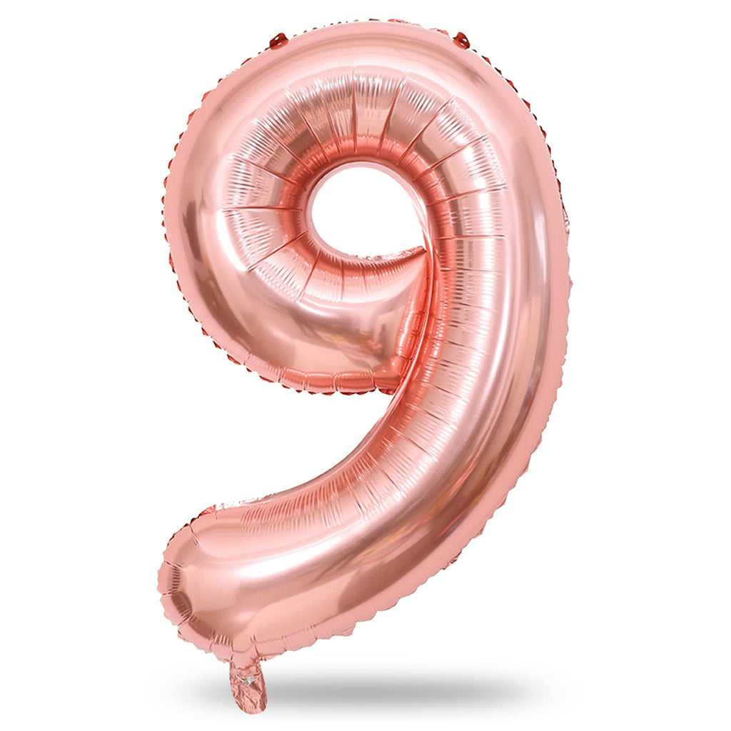 40-Inch Jumbo Foil Number Balloon for Birthday & Events