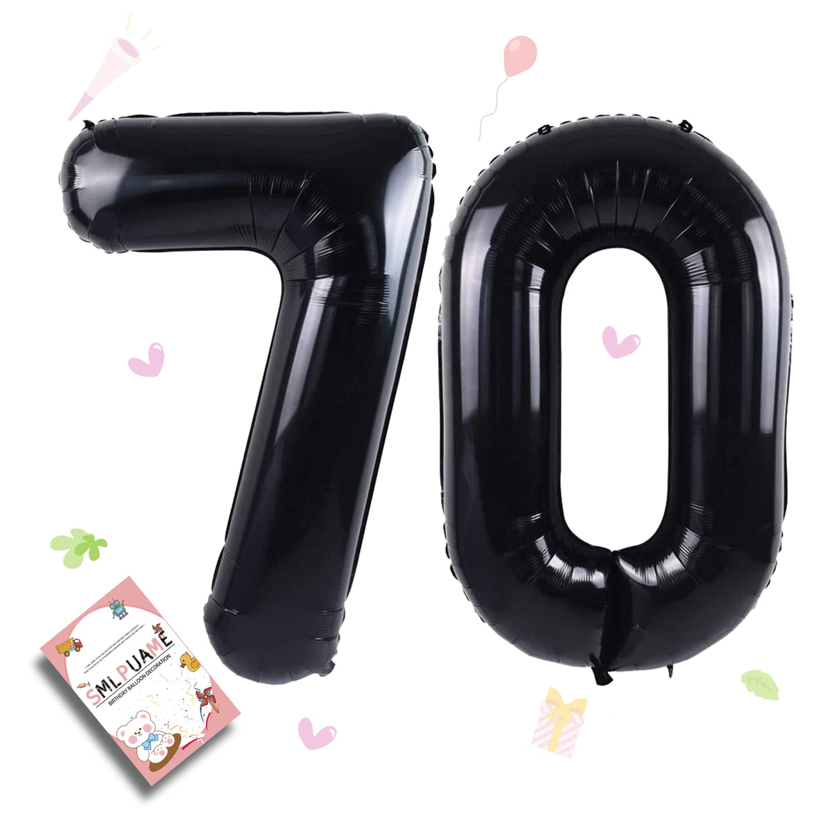 40-Inch Jumbo Foil Number Balloon for Birthday Parties