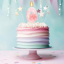 Bow-Shaped Birthday Candle for Cakes & Party Decor