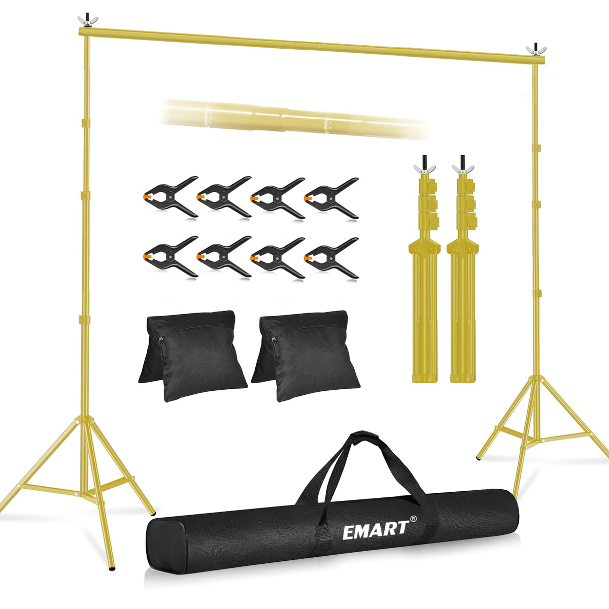 Adjustable Backdrop Stand for Parties & Photo Shoots