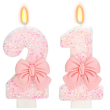 Bow-Shaped Birthday Candle for Cakes & Party Decor