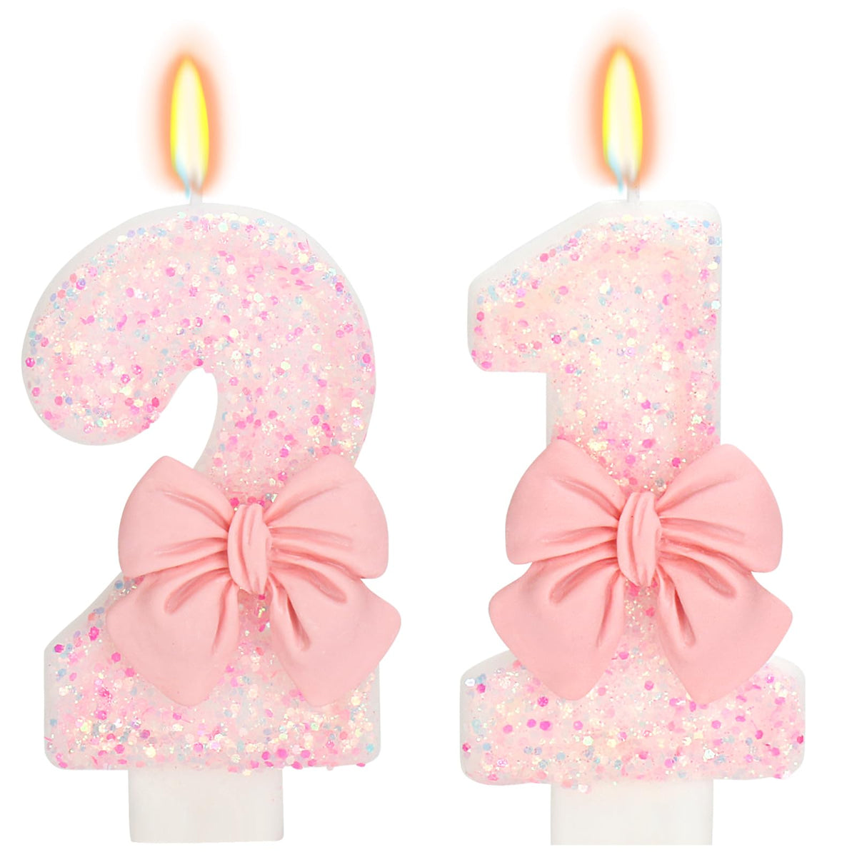 Bow-Shaped Birthday Candle for Cakes & Party Decor