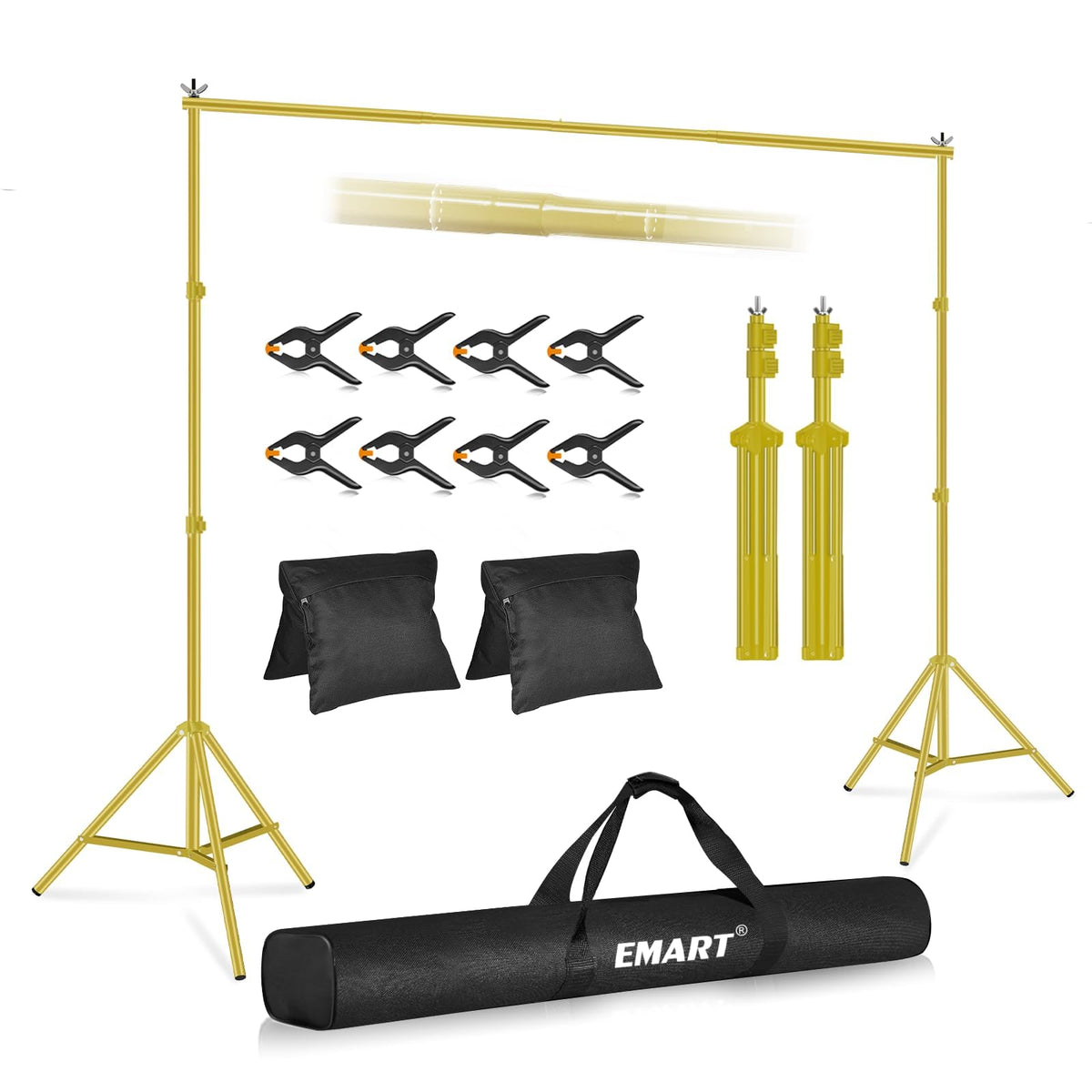 Adjustable Backdrop Stand for Parties & Photo Shoots