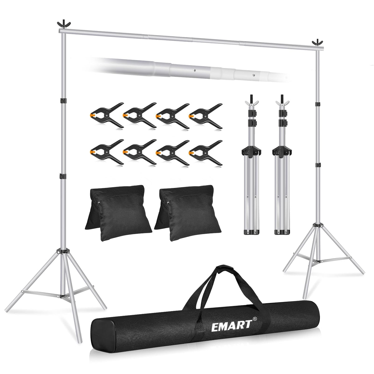 Adjustable Backdrop Stand for Parties & Photo Shoots
