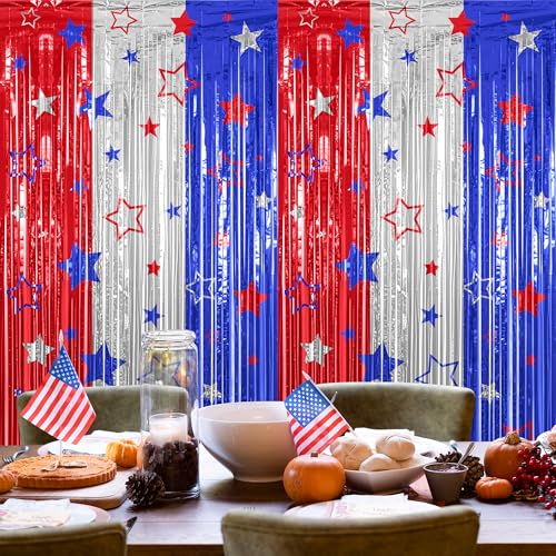 Colorful Foil Fringe Backdrop Curtain for Party Photos