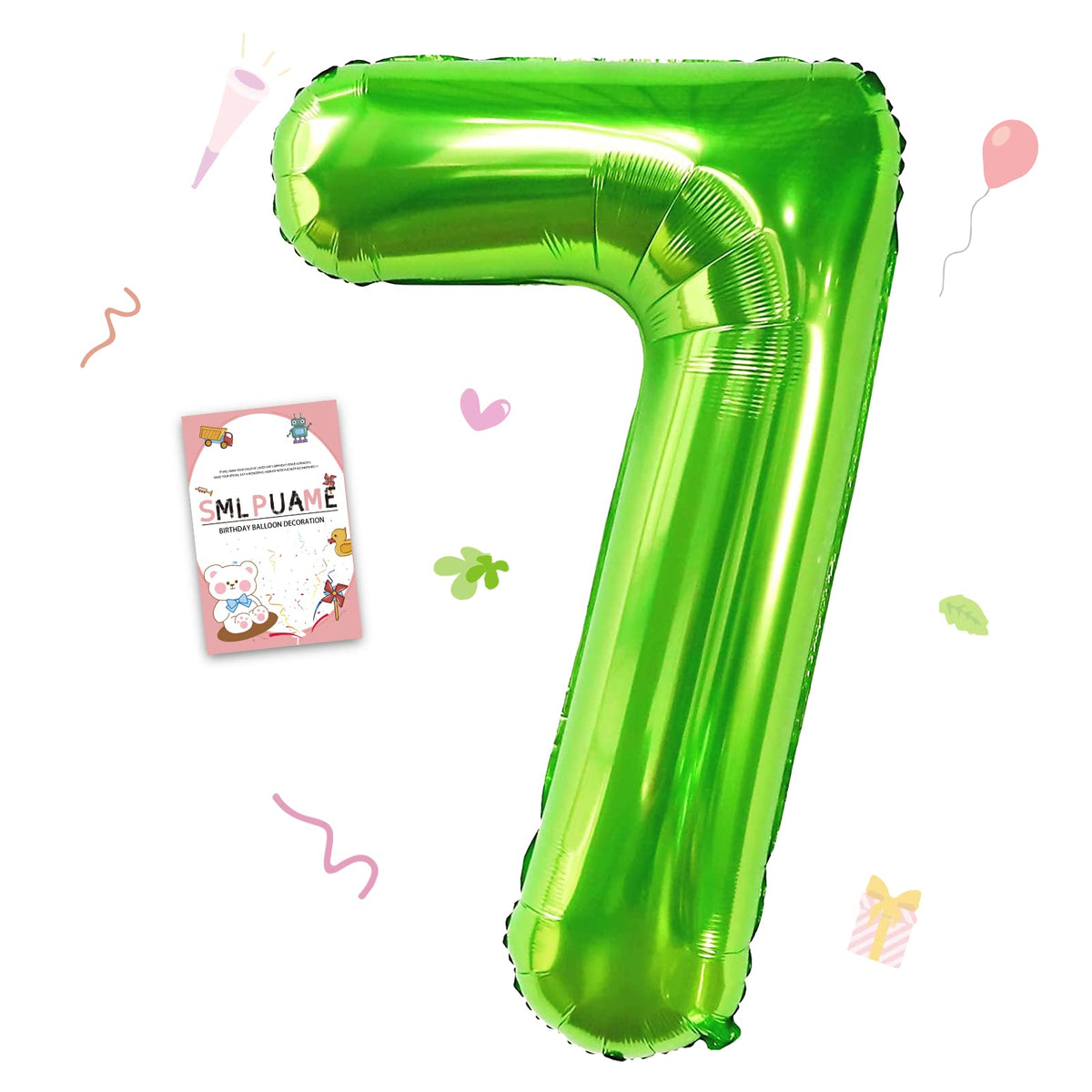 40-Inch Jumbo Foil Number Balloon for Birthday Parties