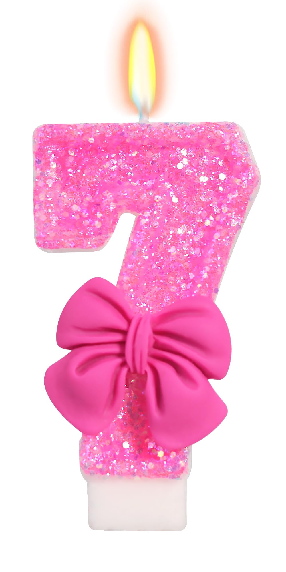 Bow-Shaped Birthday Candle for Cakes & Party Decor