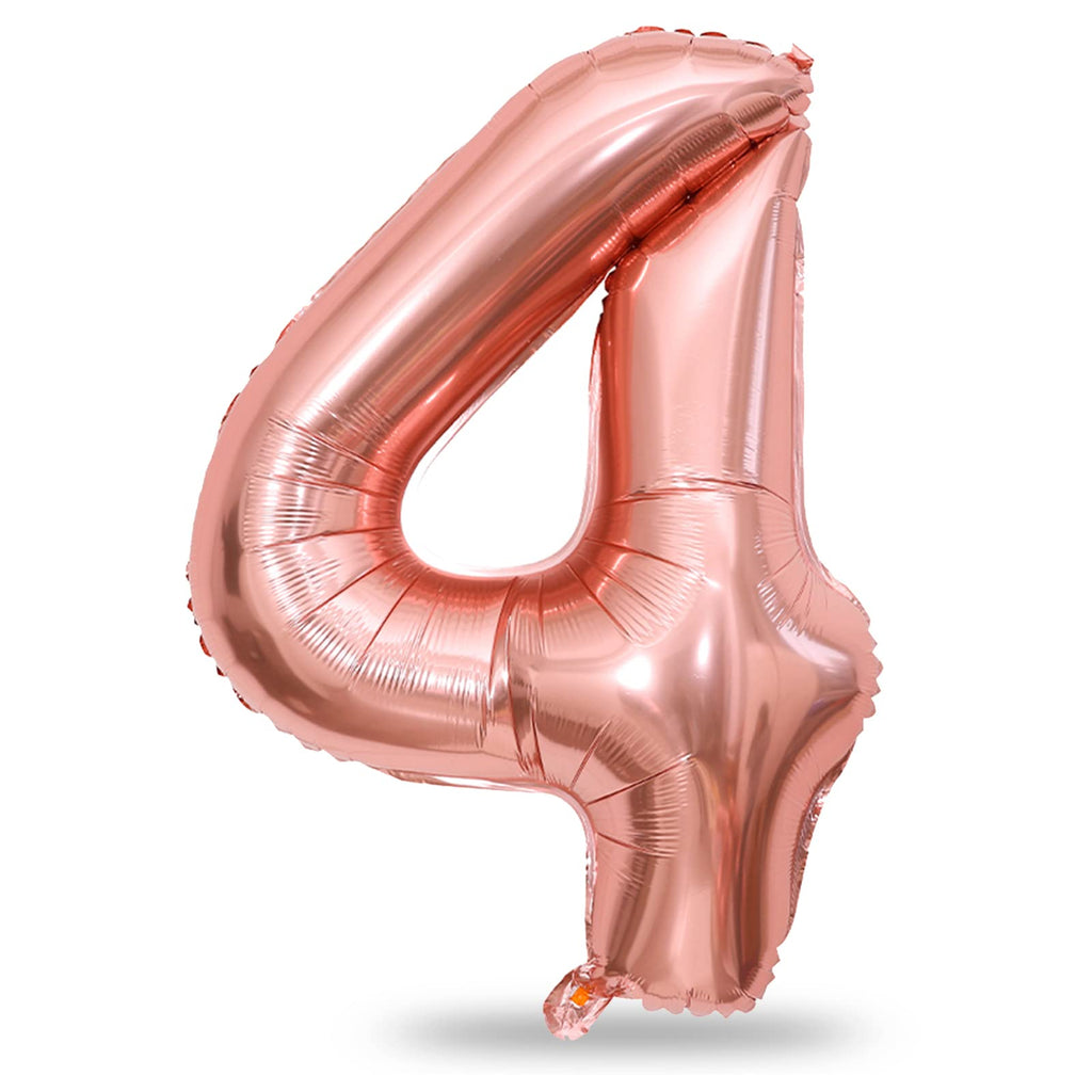 40-Inch Jumbo Foil Number Balloon for Birthday & Events