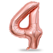 40-Inch Jumbo Foil Number Balloon for Birthday & Events
