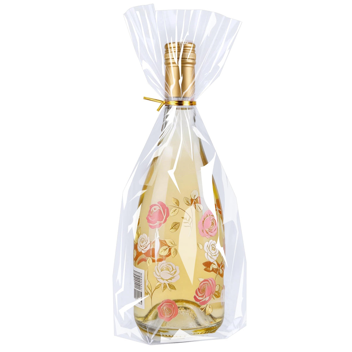 Clear Stand-Up Cellophane Gift Bags with Ties for Party Favors