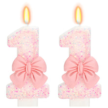 Bow-Shaped Birthday Candle for Cakes & Party Decor