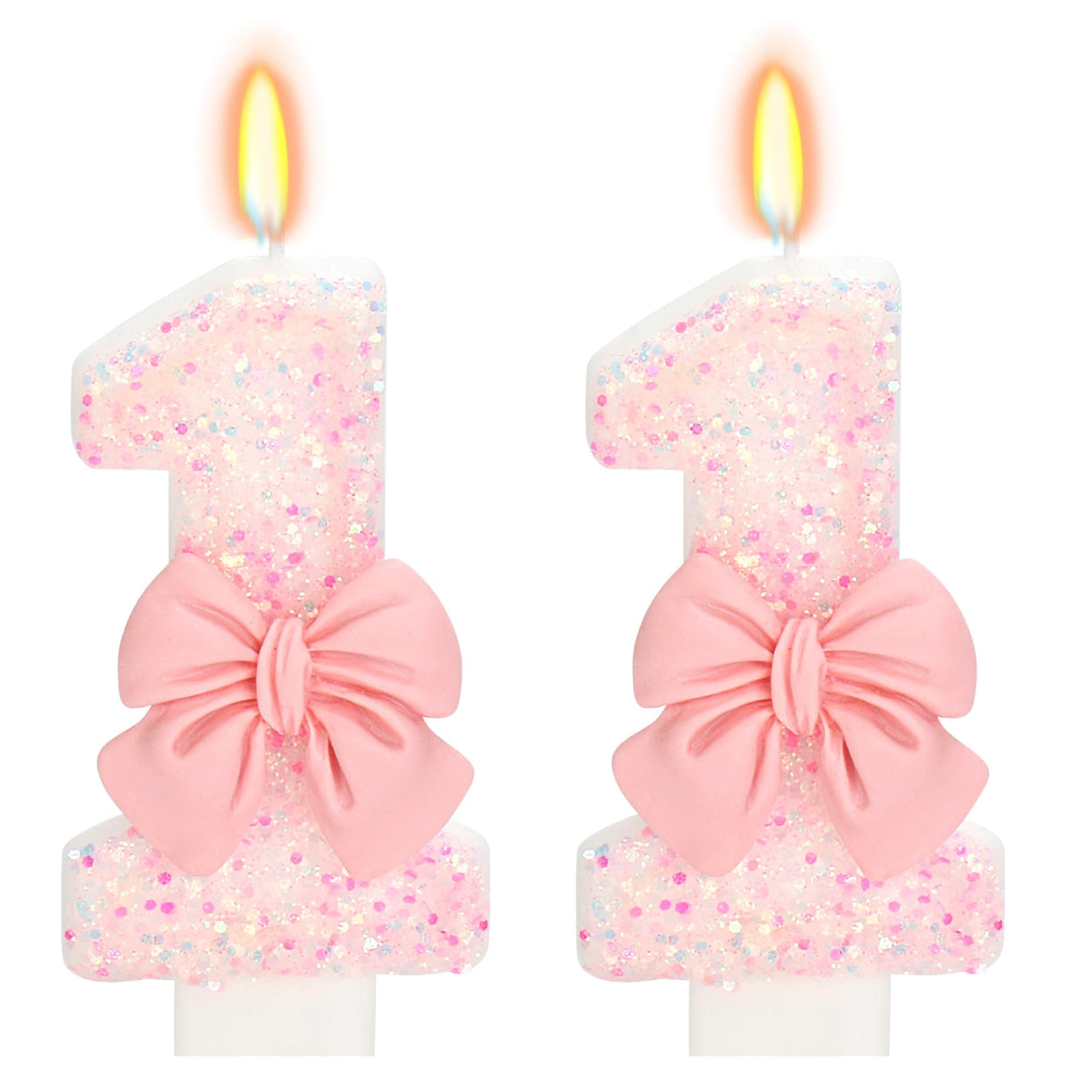 Bow-Shaped Birthday Candle for Cakes & Party Decor