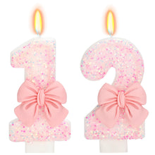Bow-Shaped Birthday Candle for Cakes & Party Decor