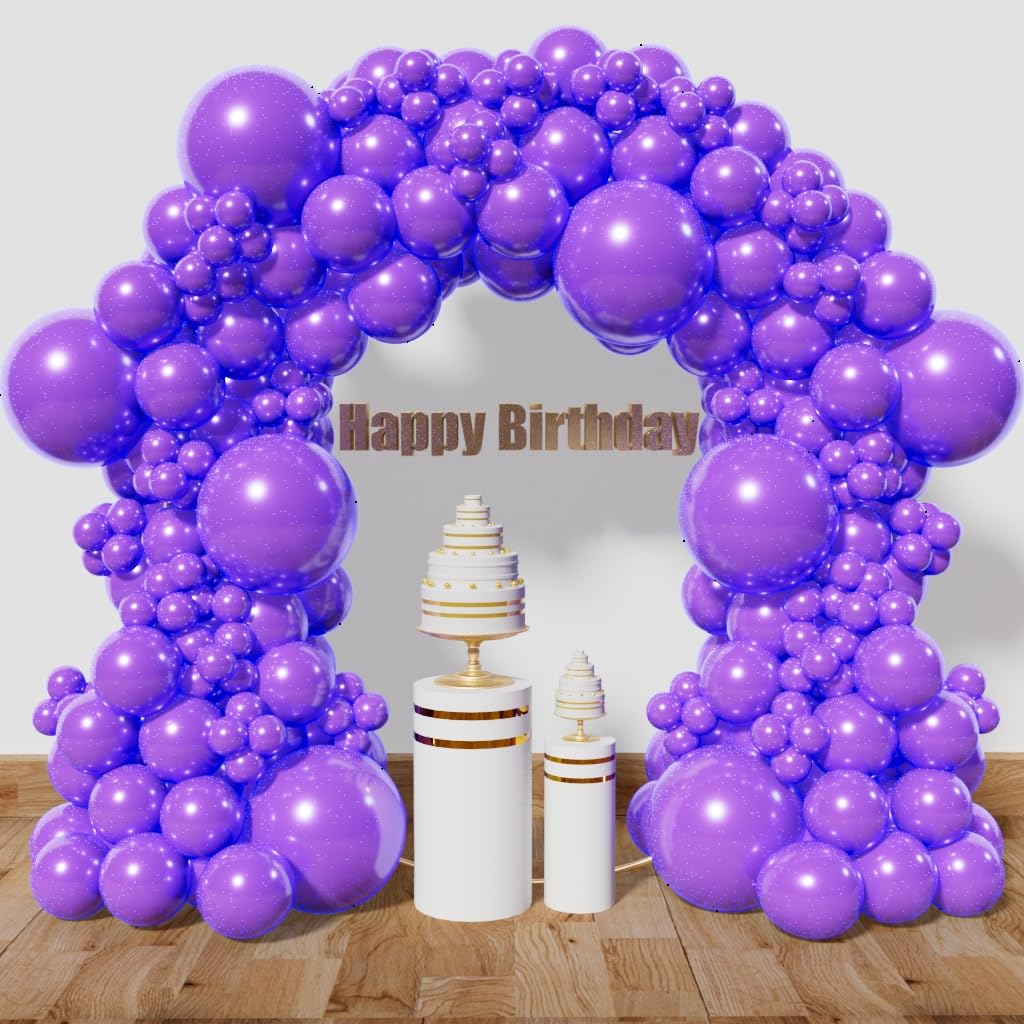 111-Piece Rainbow Balloon Arch & Garland Kit for Parties