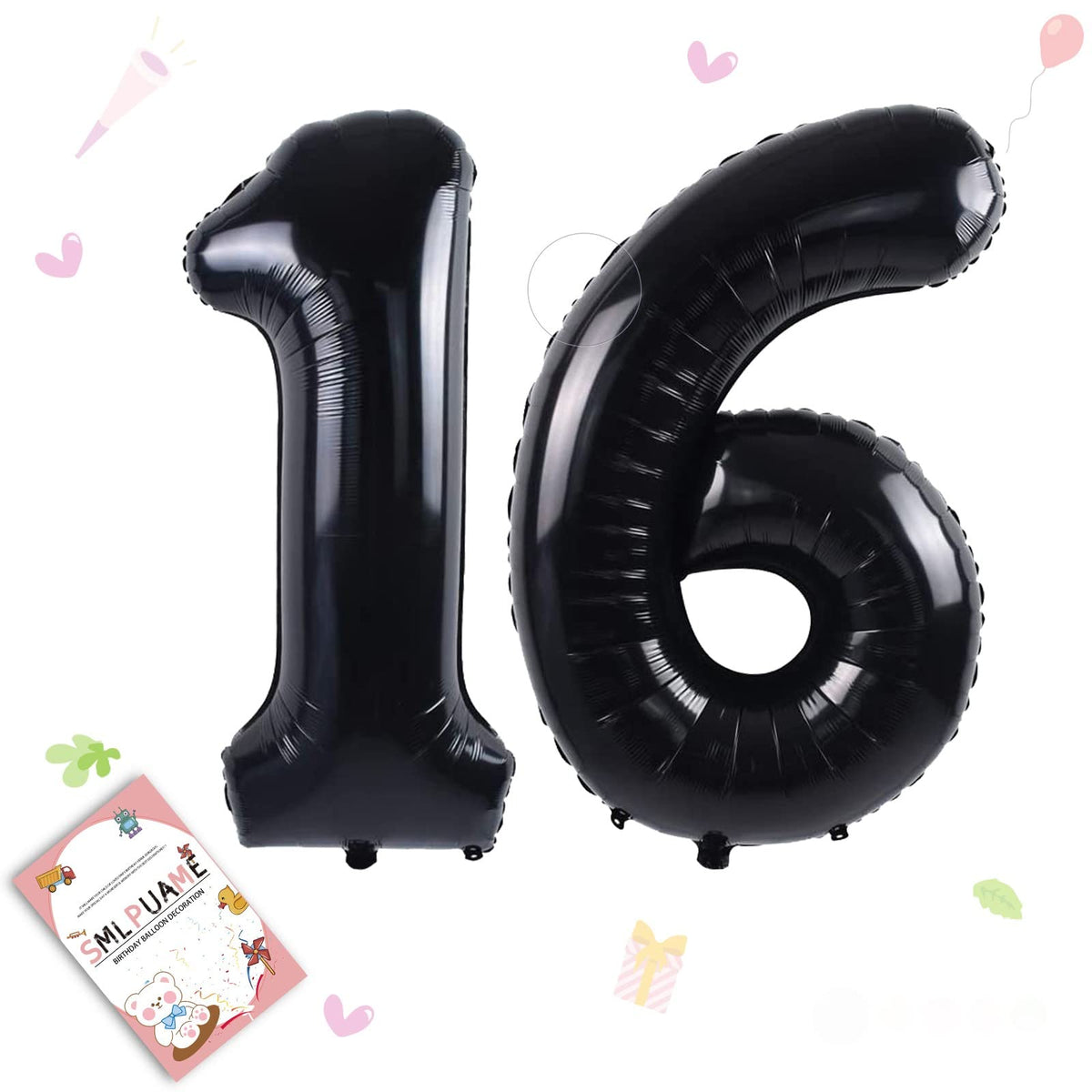 40-Inch Jumbo Foil Number Balloon for Birthday Parties