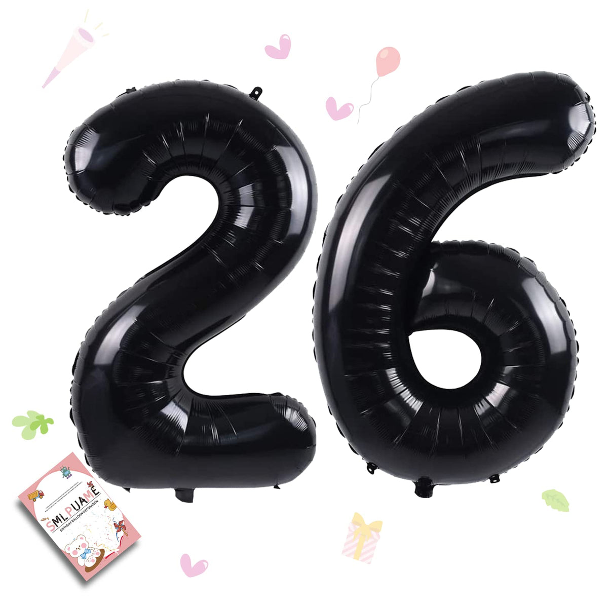 40-Inch Jumbo Foil Number Balloon for Birthday Parties