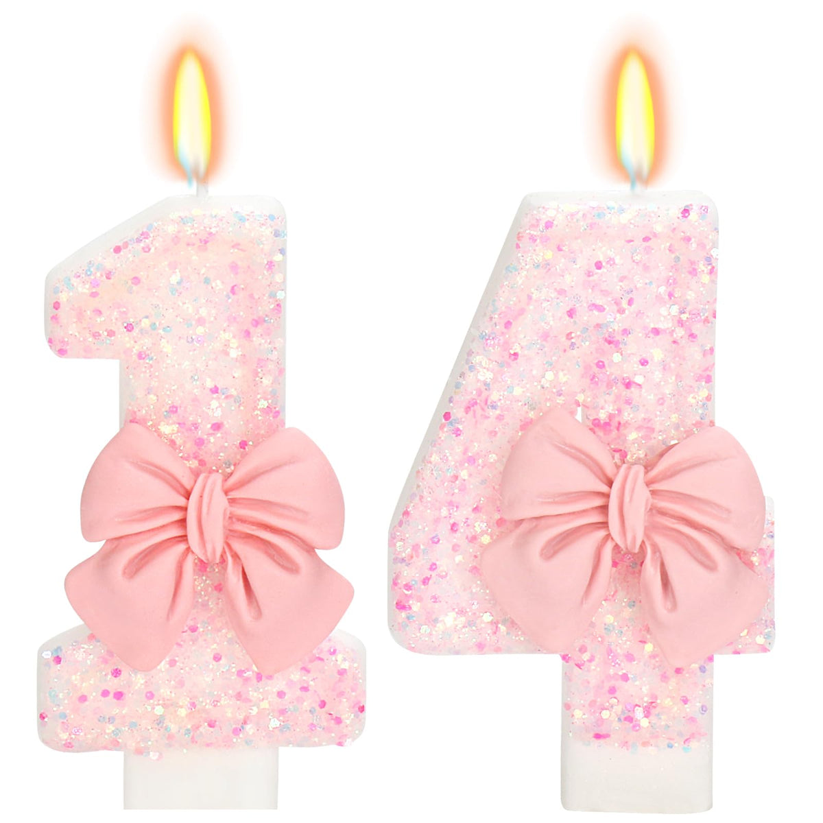 Bow-Shaped Birthday Candle for Cakes & Party Decor