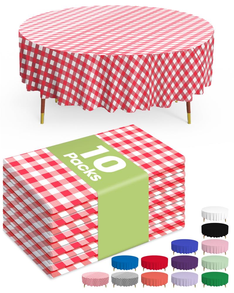 Disposable Plastic Tablecloth for Parties & Events