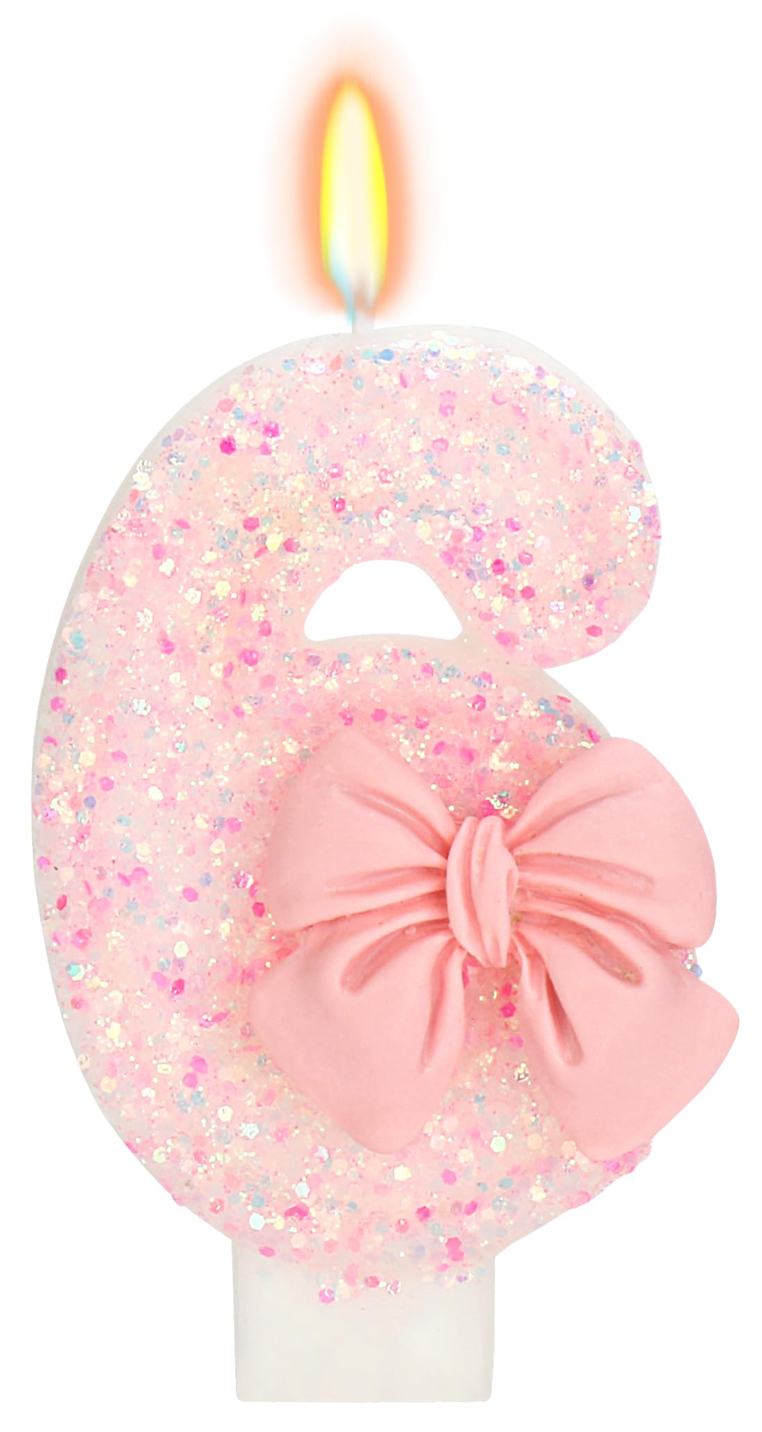 Bow-Shaped Birthday Candle for Cakes & Party Decor