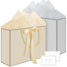 2-Piece Medium Gift Bag Set with Tissue Paper & Cards