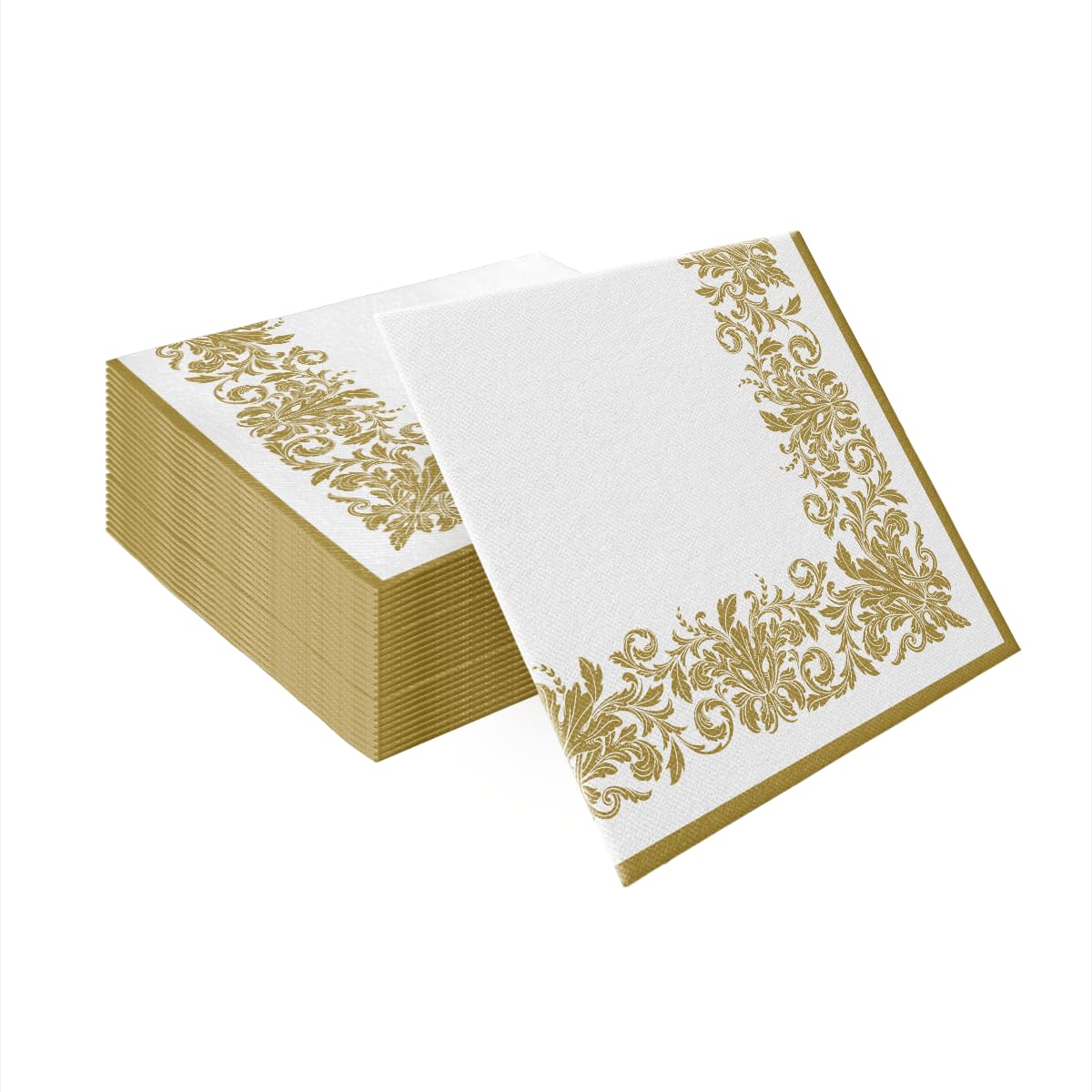 Linen-Feel Pre-Folded Napkins with Flatware Pockets