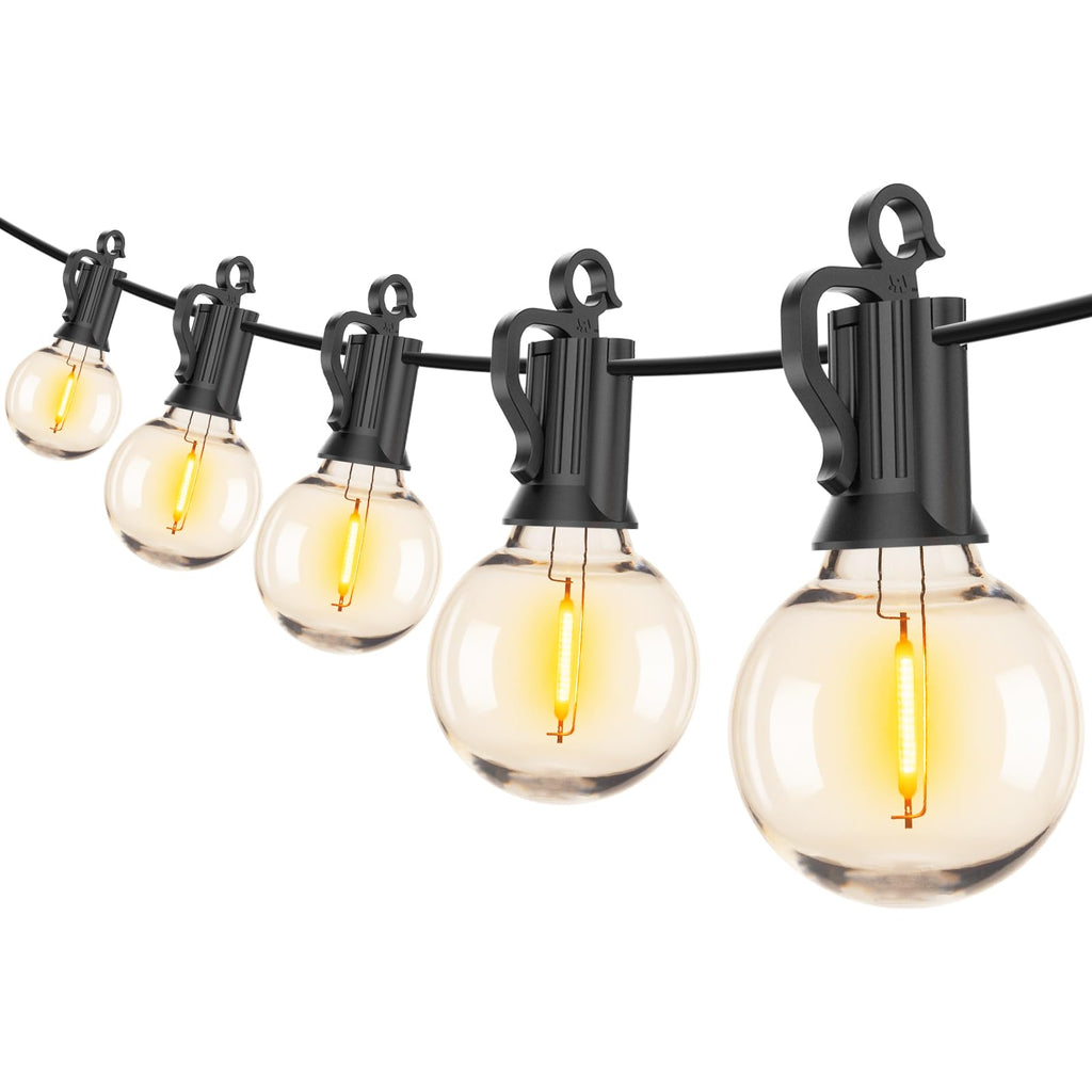 Dimmable G40 LED Outdoor String Lights for Patio Events