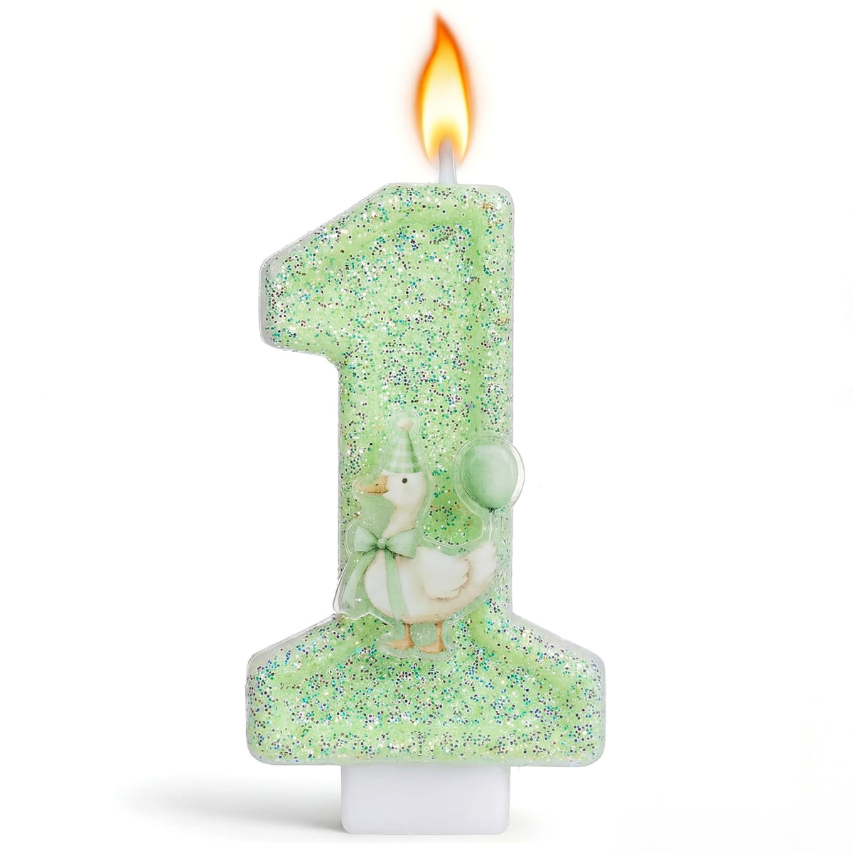 Strawberry Number 1 Candle for First Birthday Cakes