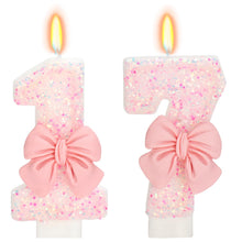 Bow-Shaped Birthday Candle for Cakes & Party Decor