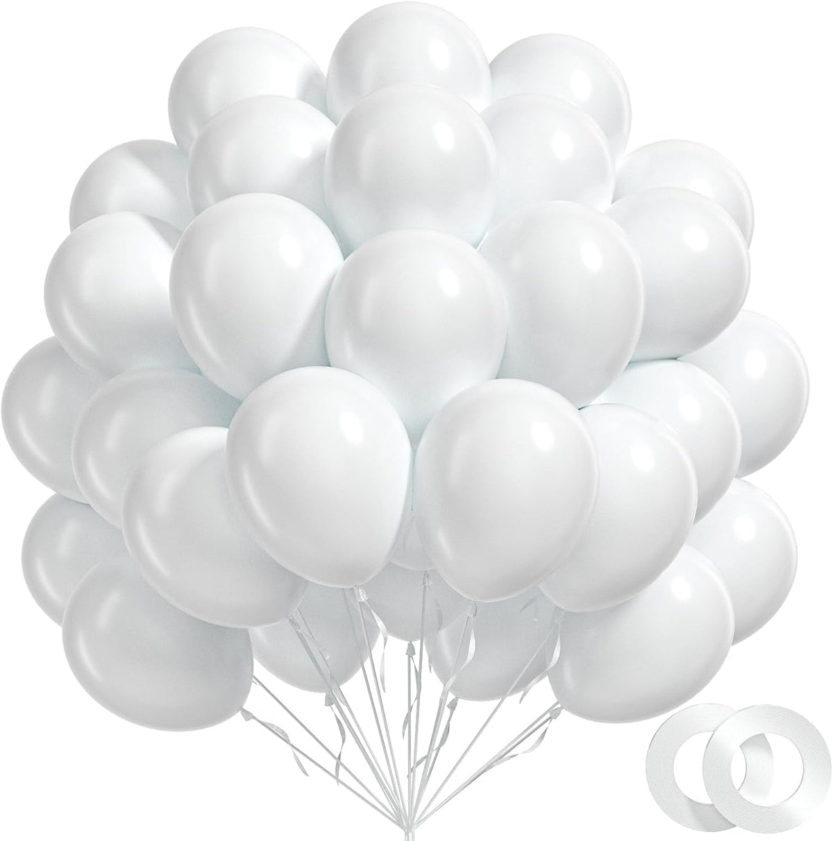 100-Pack 12-Inch Latex Balloons for Parties & Events