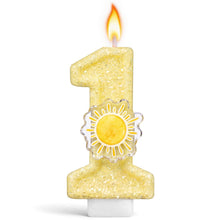 Strawberry Number 1 Candle for First Birthday Cakes