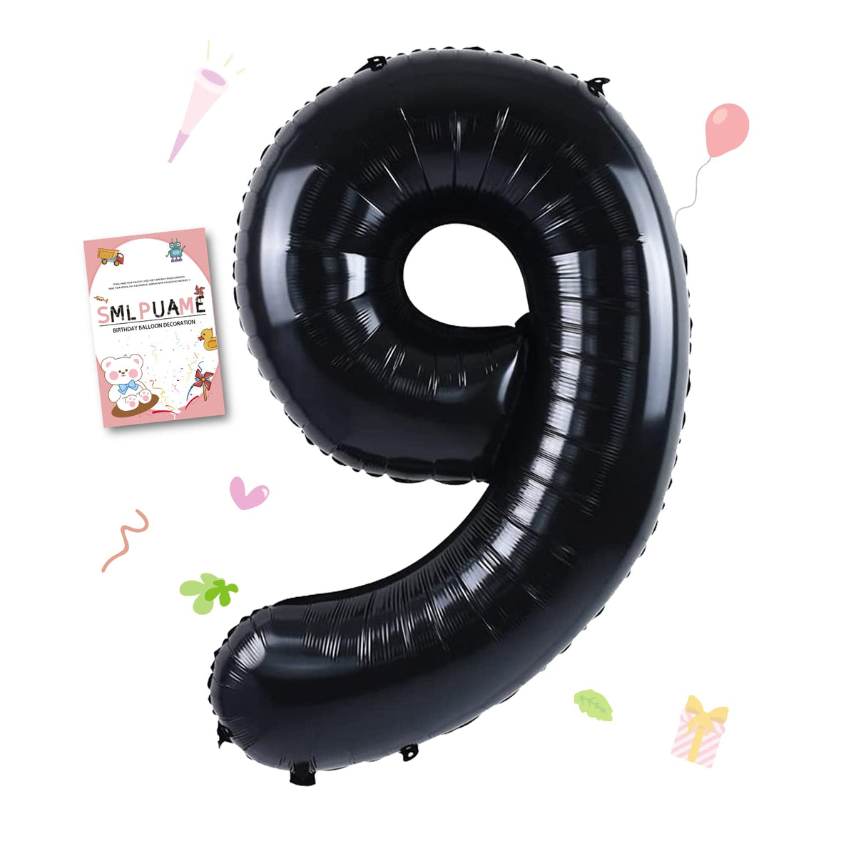 40-Inch Jumbo Foil Number Balloon for Birthday Parties