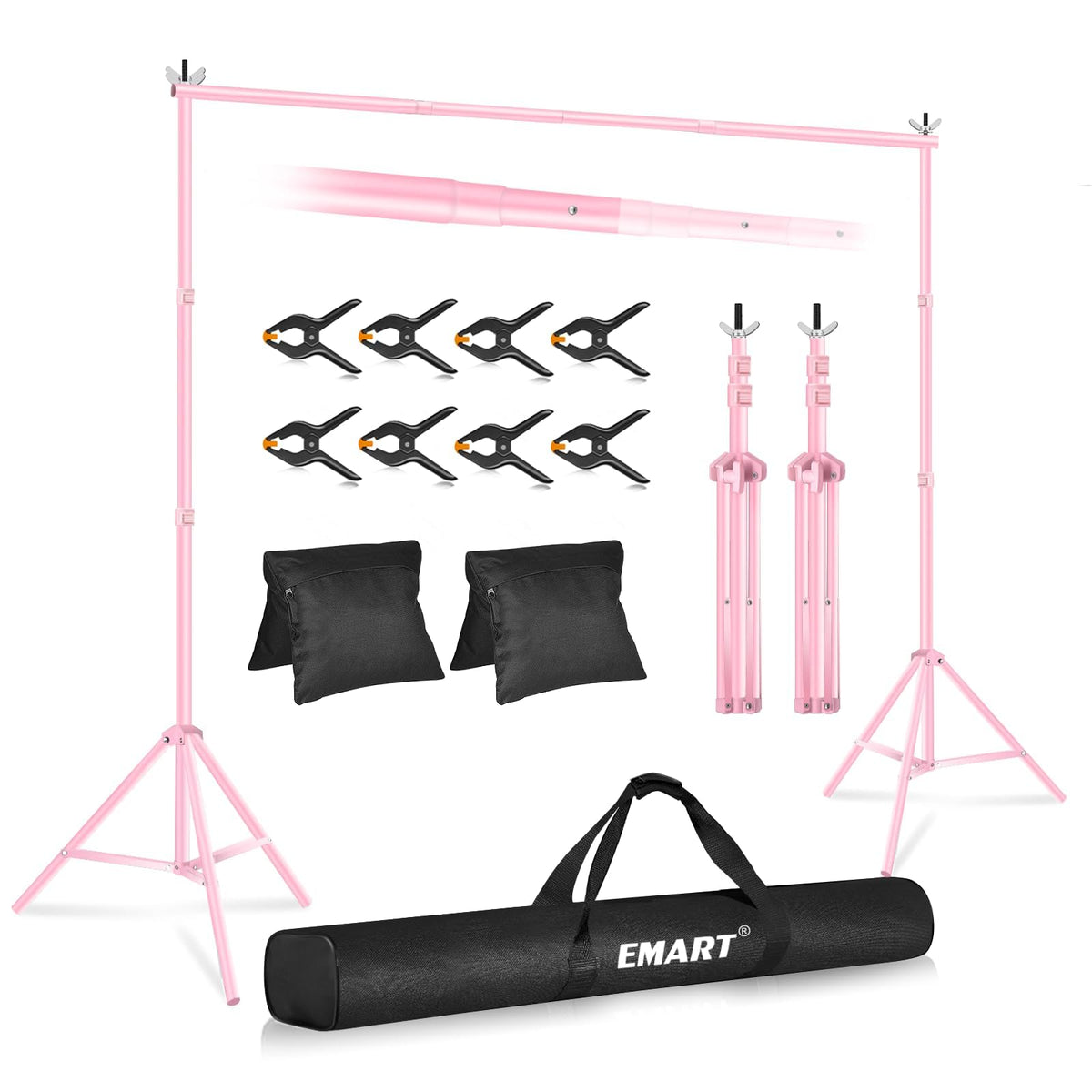 Adjustable Backdrop Stand for Parties & Photo Shoots