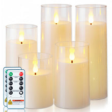 Homemory Acrylic Flameless Candle Set for Party Decor