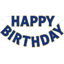 Pre-Strung Happy Birthday Banner for Party Decorations
