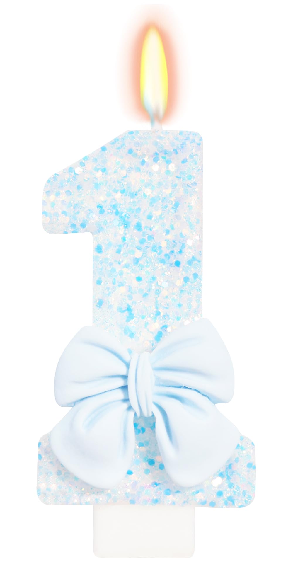 Bow-Shaped Birthday Candle for Cakes & Party Decor