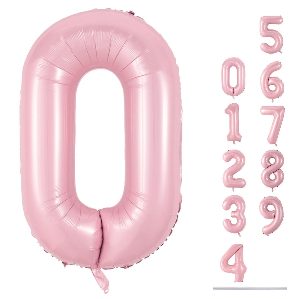 40-Inch Jumbo Foil Number Balloon for Birthday & Events