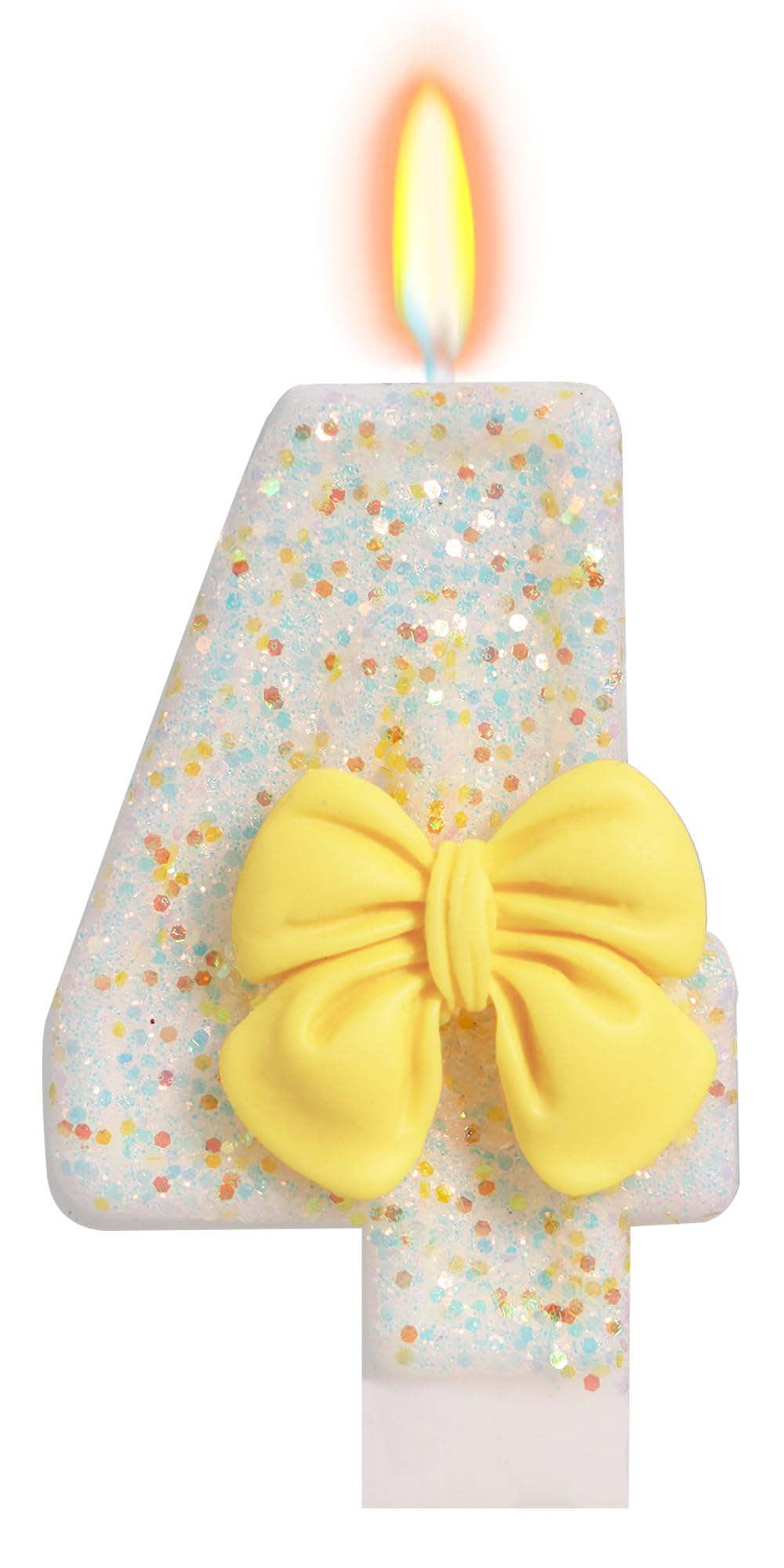 Bow-Shaped Birthday Candle for Cakes & Party Decor