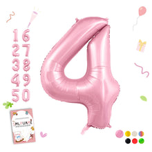 40-Inch Jumbo Foil Number Balloon for Birthday Parties