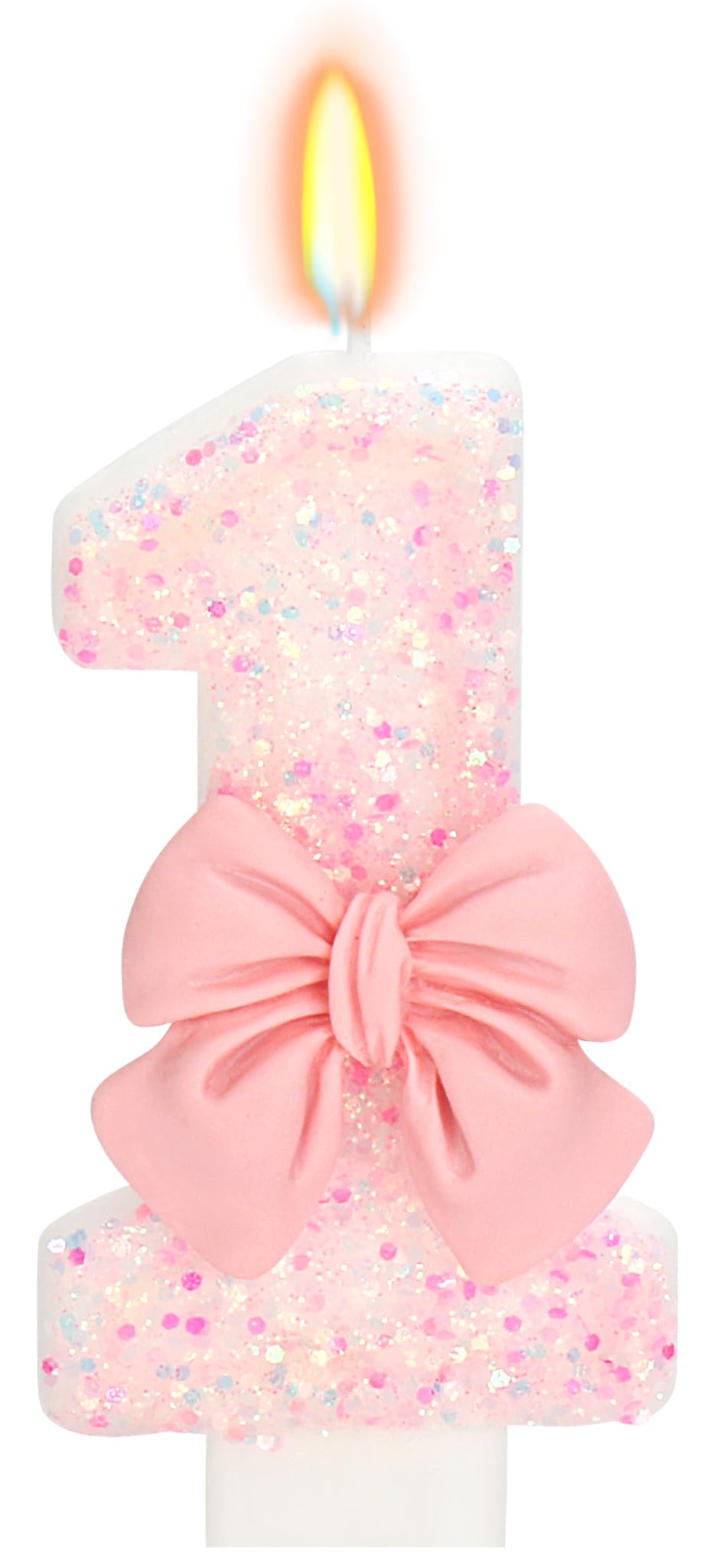 Bow-Shaped Birthday Candle for Cakes & Party Decor